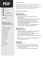 Clean Modern Resume Template Black