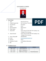 Daftar Riwayat Hidup: Curriculum Vitae