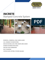 Increte: Stamped Concrete System