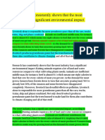 Research has consistently shown that the meat industry has a significant environmental impact