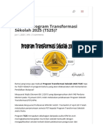 Apa Itu Program Transformasi Sekolah 2025 (TS25) ? - Pendidik2u