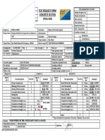 Test Request Form Concrete Section: (Trial Mix)