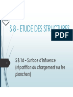S 8.1d - Surface D'influence (Répartition Sur Les Planchers)