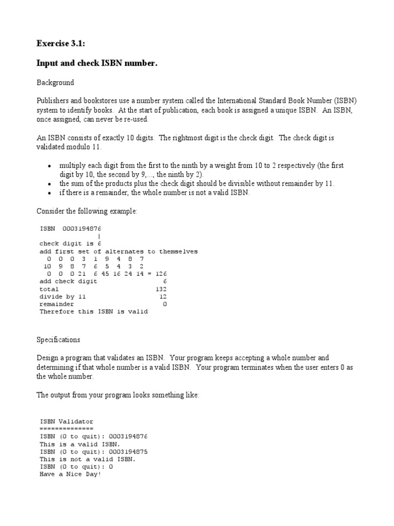 Exercises - For - While Loop | PDF | Finance & Money Management ...