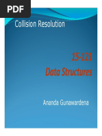 Collision Resolution: Ananda Gunawardena