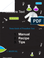 Procedure Text: By: Ma'am Luluk