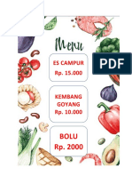 Poster Menu