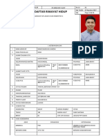 Form Daftar Riwayat Hidup