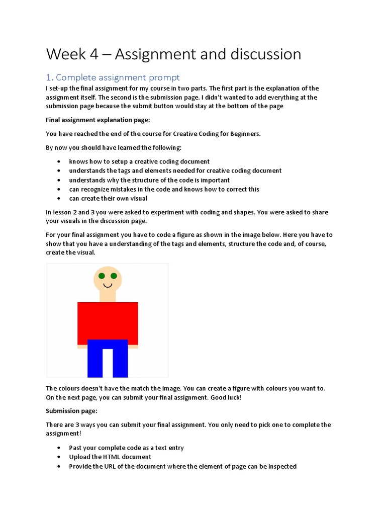 Week 4 | PDF | Art | Computers
