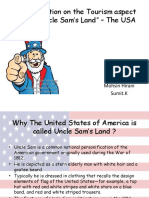 A Presentation On The Tourism Aspect of "The Uncle Sam's Land" - The USA