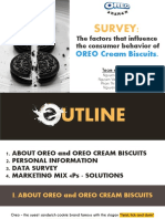 OREO Cream Biscuits Consumer Behavior Survey