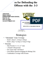 Strategies For Defending The Spread Offense With The 3-3