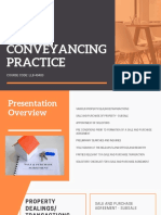 Conveyancing Practice - Preliminary