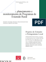 Métodos, Planejamento e Monitoramento de Programas de Extensão Rural