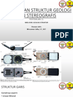 Pertemuan 11 Pengukuran Struktur Geologi Dan Stereografis