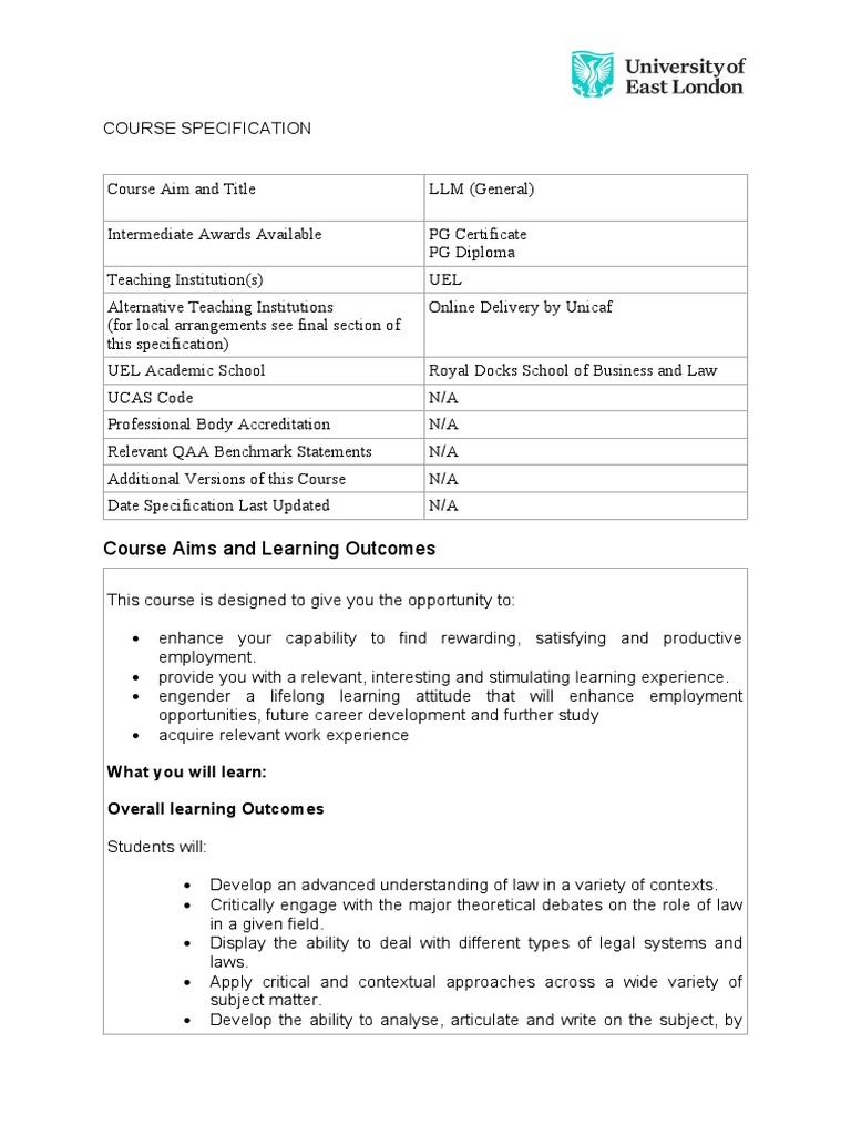 An In-Depth Look at the LLM (General) Course Structure and Learning