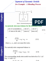 Illustrative Example: A Blending Process: An Unsteady-State Mass Balance For The Blending System