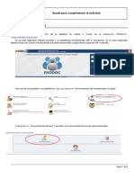 Ayuda SOLICITUD Ampliación Lista