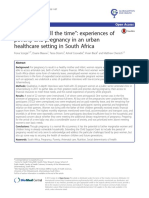 "I Get Hungry All The Time": Experiences of Poverty and Pregnancy in An Urban Healthcare Setting in South Africa