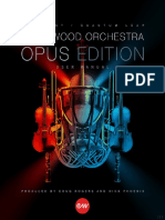 EW Hollywood Orchestra Opus Edition User Manual B