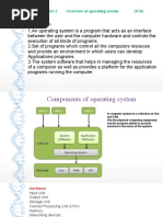 Chapter 1 Overview of Operating System (8 M)