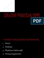 Strategi Penulisantopik 3