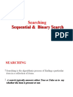Sequential & Binary Search