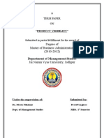 Degree of Master of Business Administration (2010-2012) : Department of Management Studies
