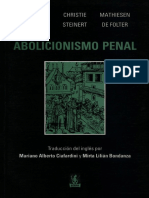 Hulsman, Christie, Mathiesen y Otros - Abolicionismo Penal - 1989