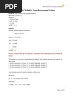 LPP Maximization Simplex Method 