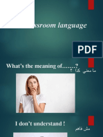 Classroom Language