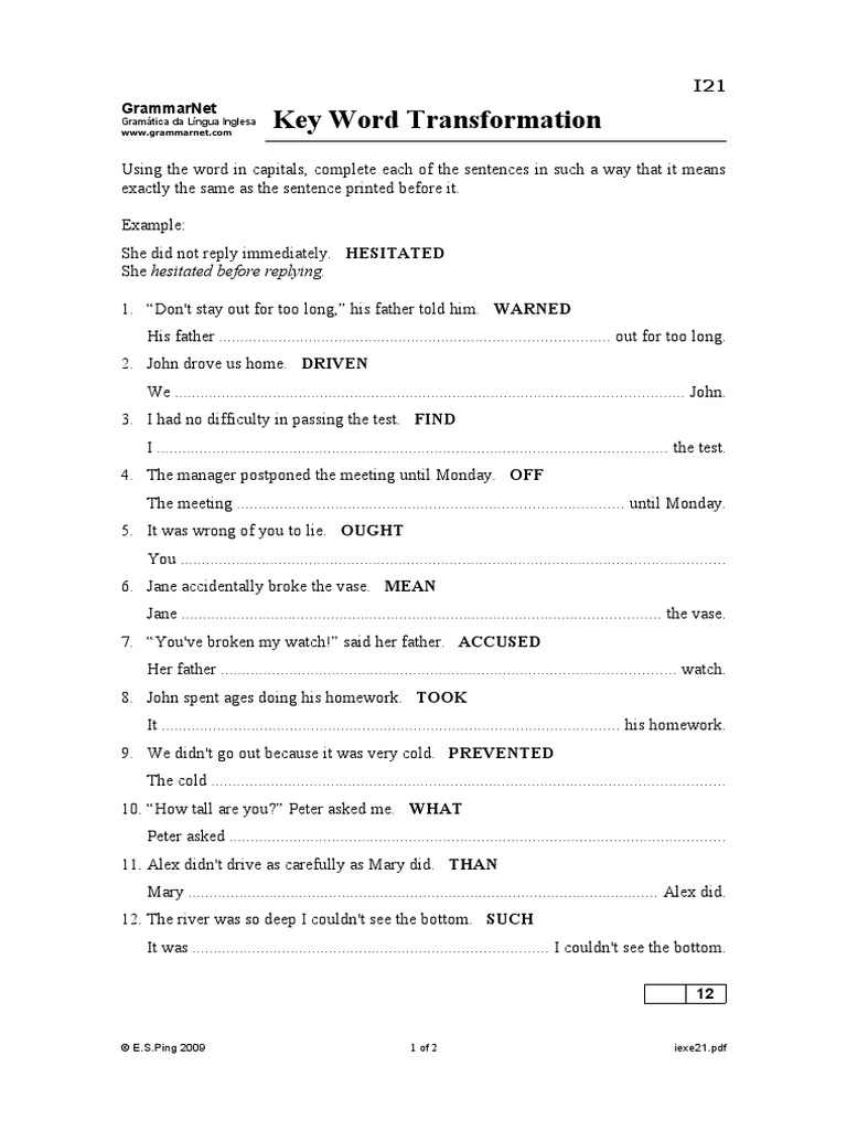 Grammar Net | PDF