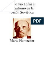 Como Lenin Vio El Socialismo en La Union Sovietica