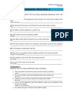 Inversion: Practice 2: Grammar Advanced Level Eoi Reus