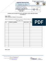 Formatos para El Refuerzo Academico