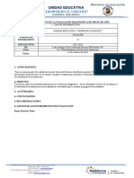 Informe Academico de La Evaluacion Diagnostica i