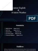 Aviation English & Aviation Weather Presentation