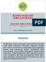 Modul Komorg 3 - KOnsep Organisasi PENGERTIAN, ELEMEN, KARAKTERISTIK, FUNGSI