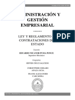 Grupo 1 - Ley y Reglamento de Contrataciones Del Estado