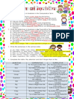 Comparatives and Superlatives