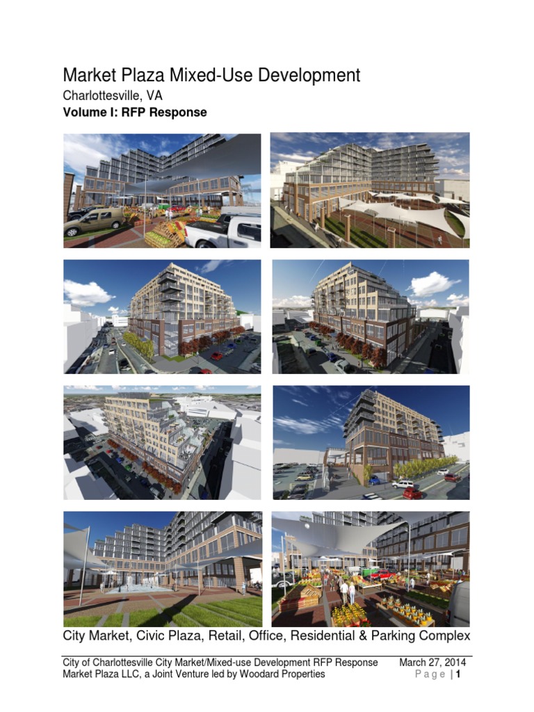 Market Plaza Development Proposal | PDF | Street | Stormwater