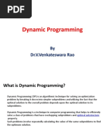 Dynamic Programming: by Dr.V.Venkateswara Rao