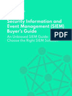 Security Information and Event Management (SIEM) Buyer's Guide