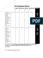 COMPUTATION (Weighted Mean) : School Performanc e Severe (5) Major (4) Moderate (3) Minor (2) Insignificant (1)