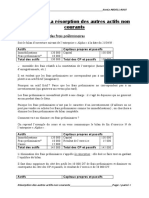 La Résorption Des Autres Actifs Non Courants