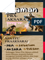 Sejarah Indonesia ZAMAN PRAAKSARA