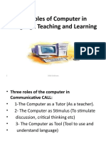 The Roles of Computer
