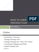 How To Write A Strategic Plan Harvard Projects