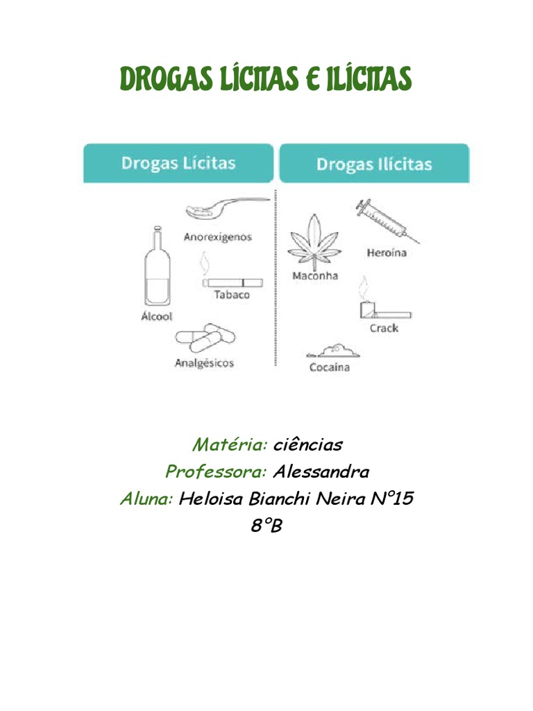 Drogas Lícitas e Ilícitas | PDF