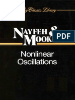Wiley Classics Library Ali H. Nayfeh Dean T. Mook Nonlinear Oscillations Wiley VCH 1995 2